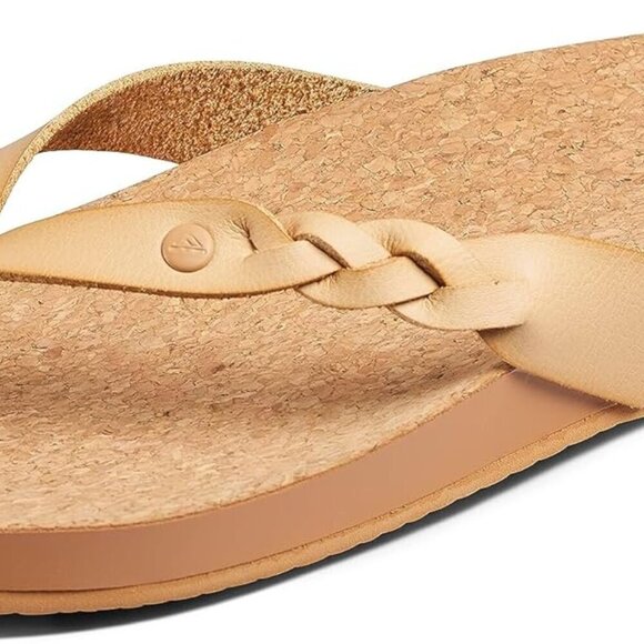 Shoes - Women's Flip Flops Cushion Footbed Arch Support Beach Casual Rubber